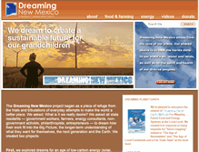 Tablet Screenshot of dreamingnewmexico.org